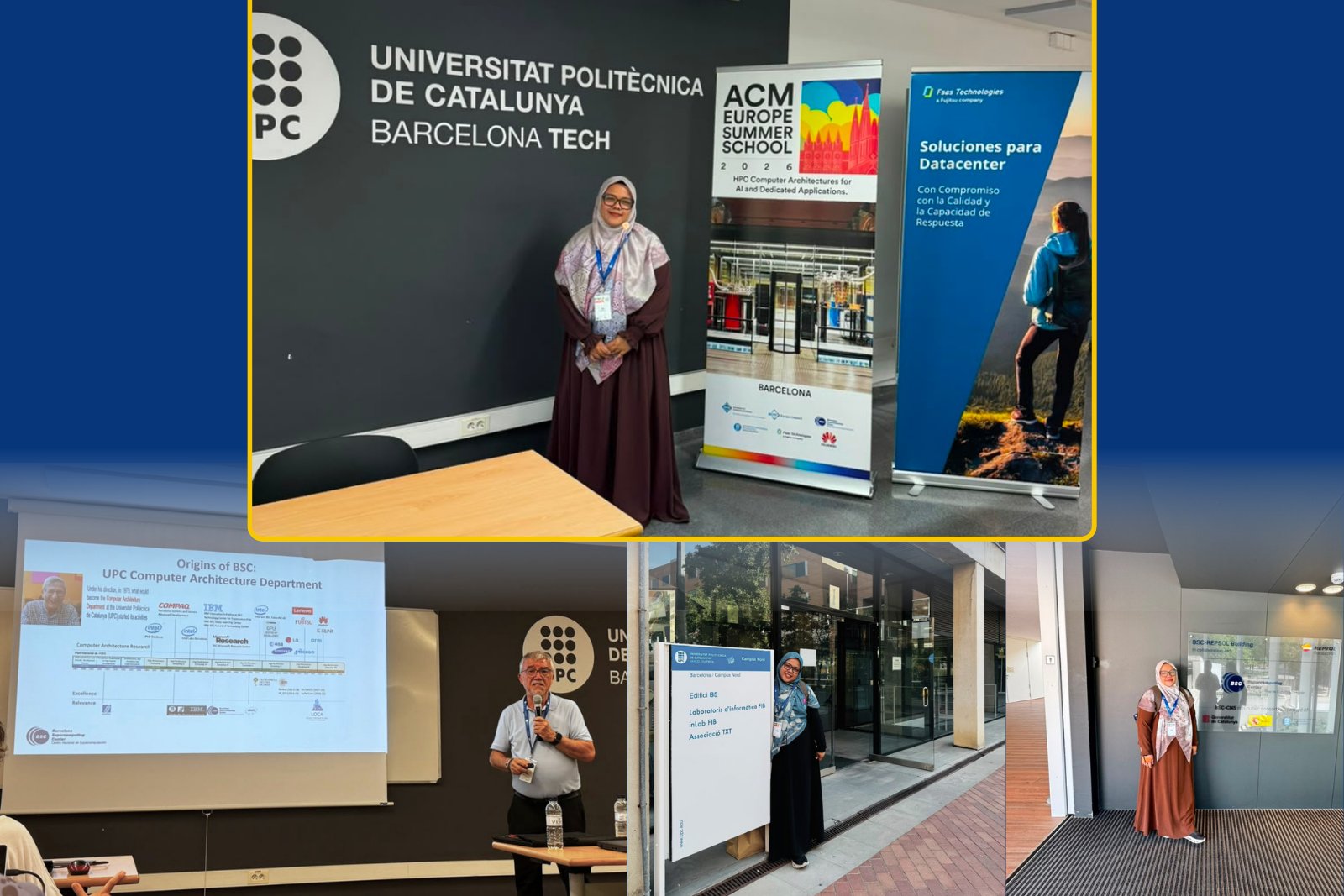 Dosen Informatika UNIB, Arie Vatresia, Selesaikan ACM Europe Summer School 2026 di Barcelona