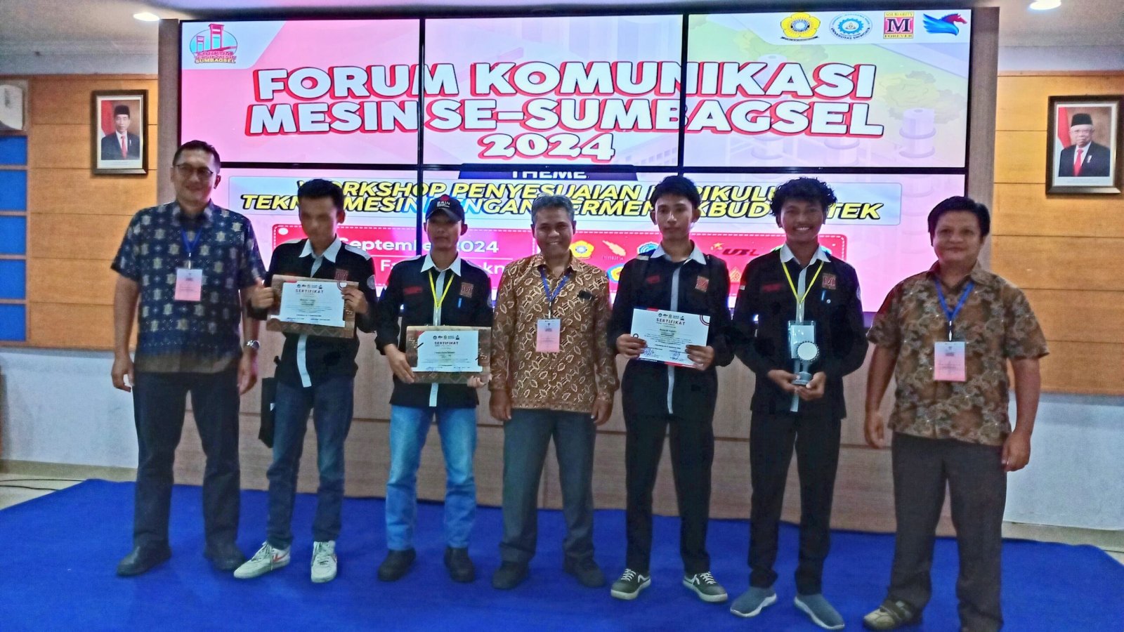 Mahasiswa Teknik Mesin UNIB Raih Prestasi Gemilang di Forum Komunikasi Teknik Mesin Se-Sumbagsel
