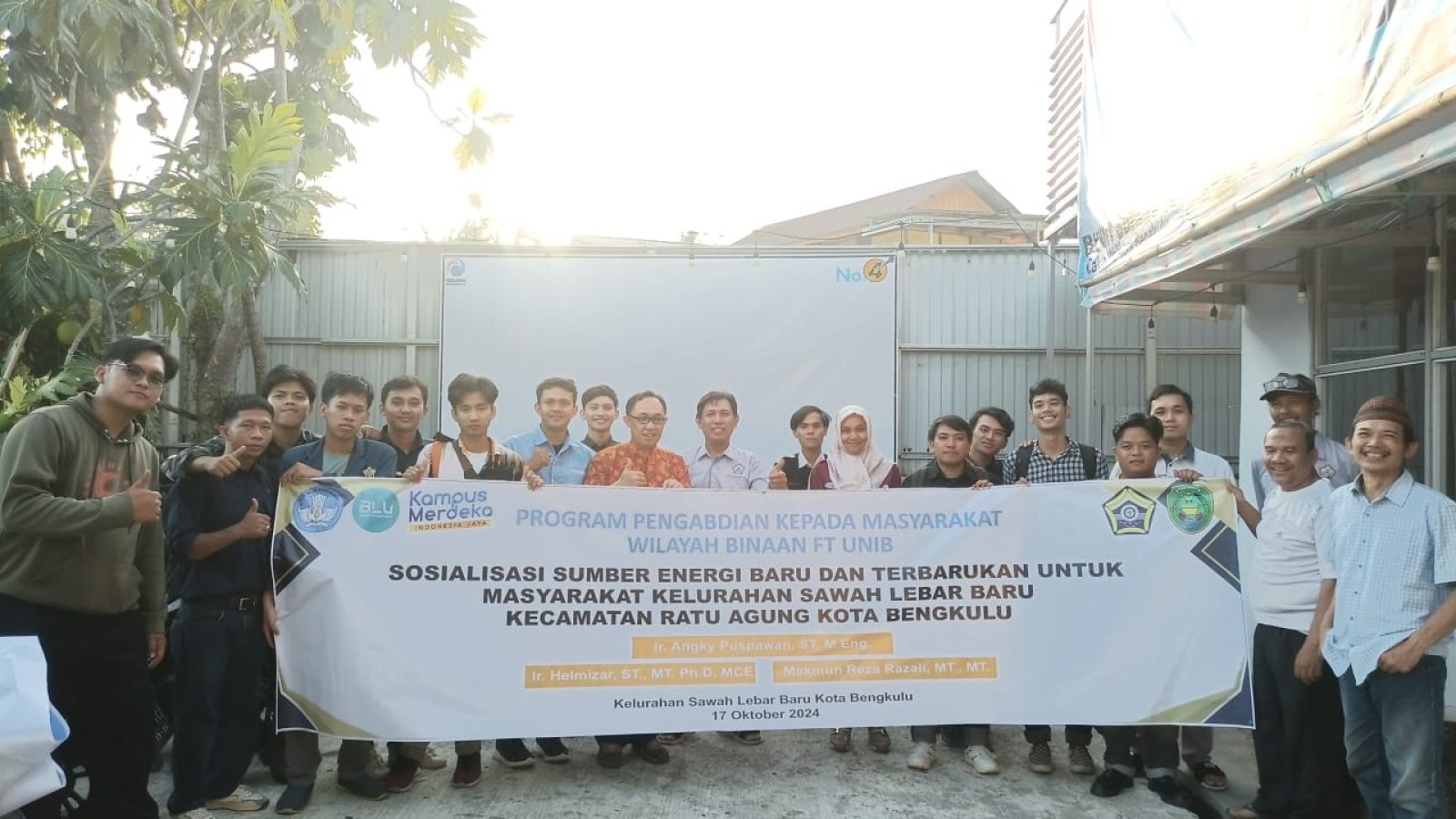 Kegiatan Pengabdian Kepada Masyarakat Dosen Teknik Mesin Fakultas Teknik UNIB