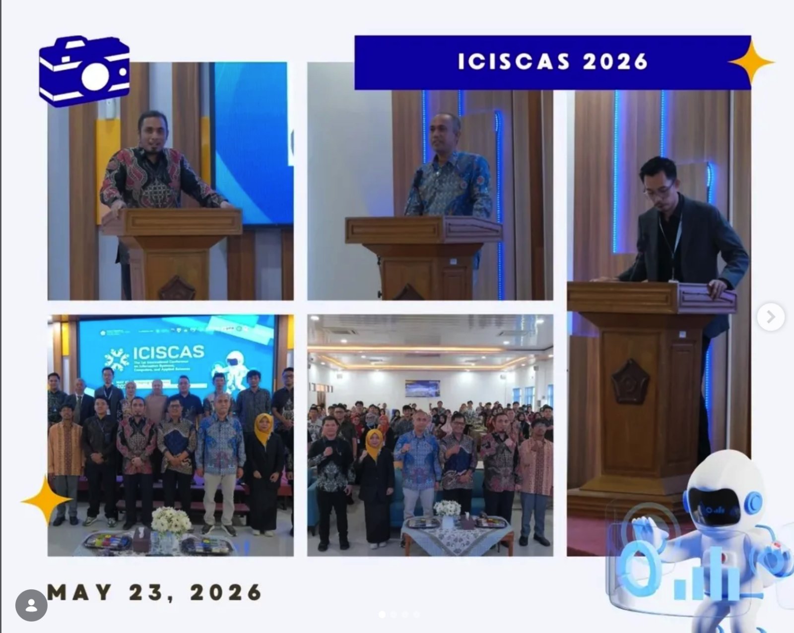 Program Studi Sistem Informasi Sukses Selenggarakan ICISCAS 2026