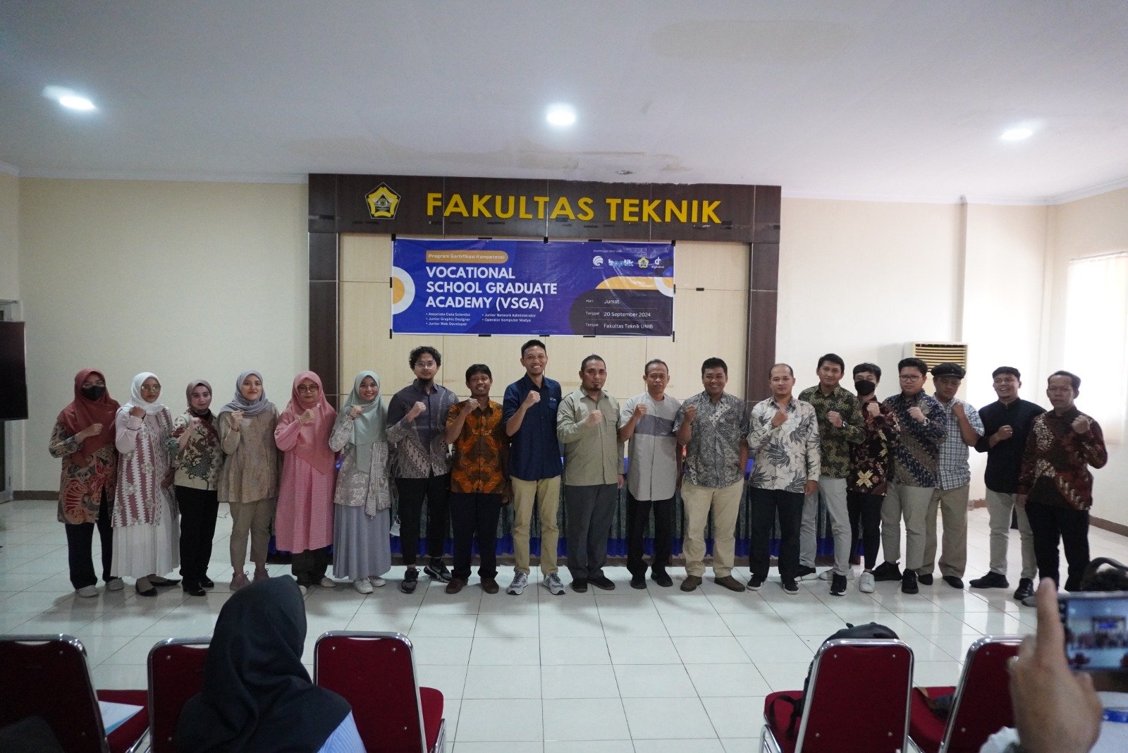 Bekerjasama Dengan BPPTIK Kominfo RI, Fakultas Teknik Selenggarakan Program VSGA